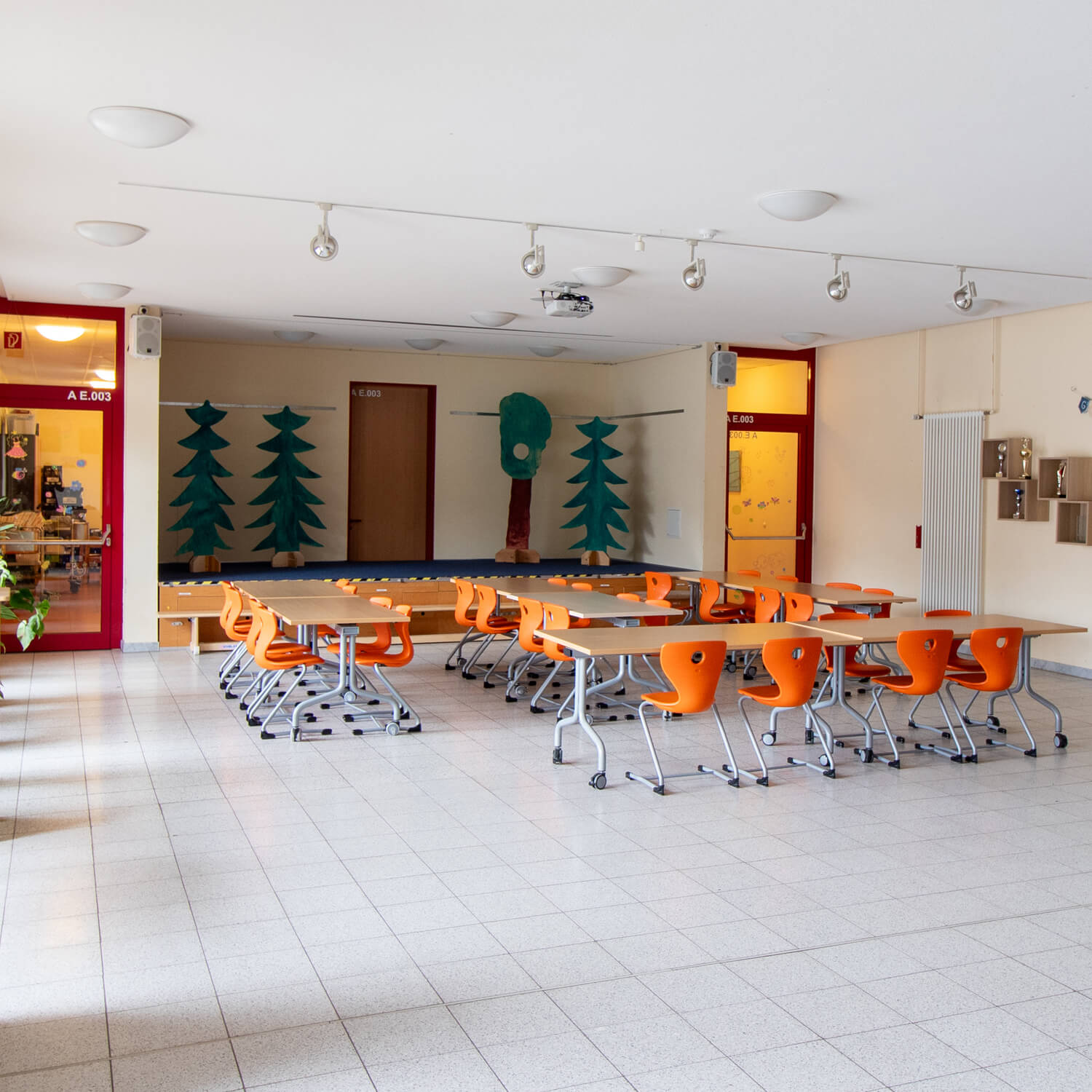 sitzplätze im forum vor der Bühne