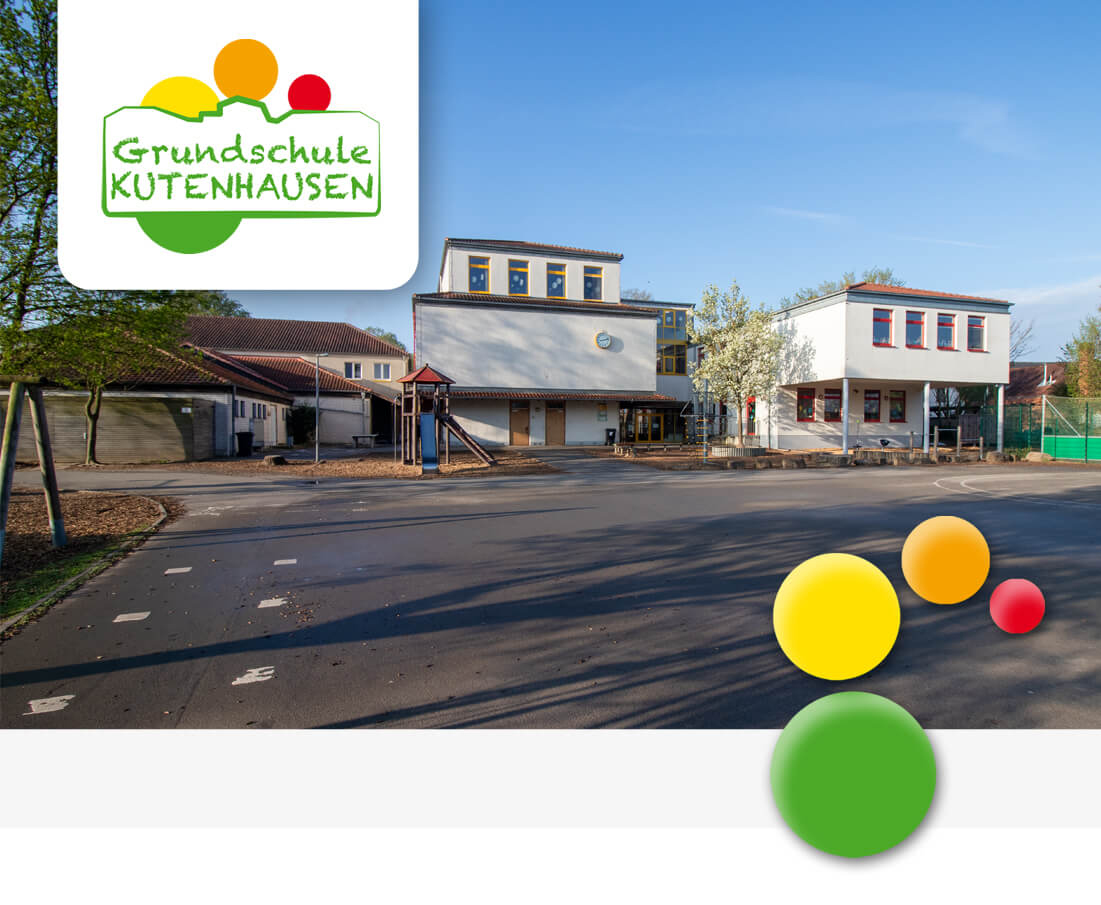 Rückseitenansicht der Grundschule